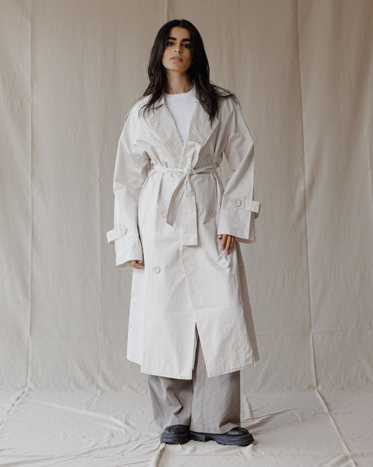 Relax Fit Trench Coat Beige