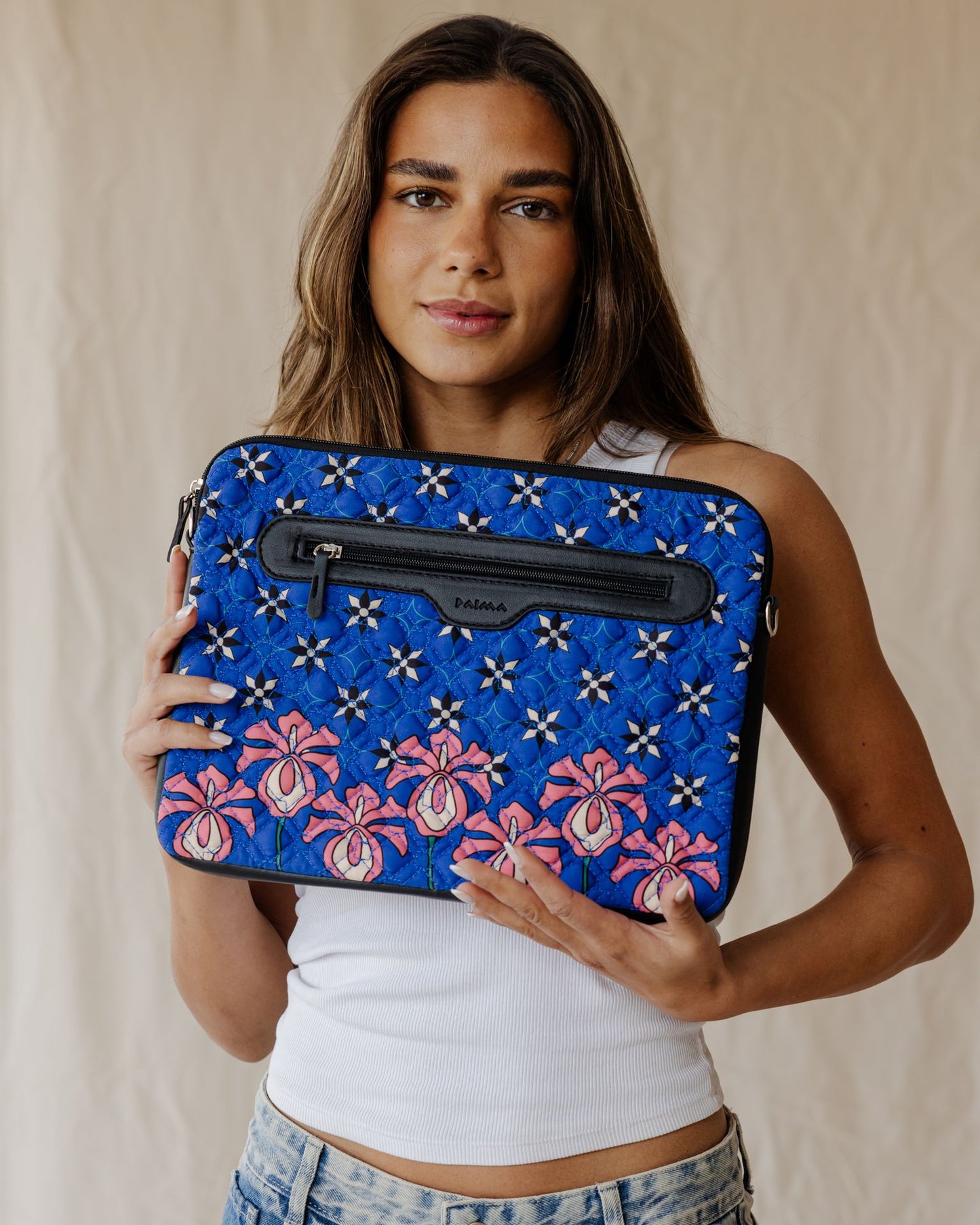 Midnight Bloom Quilted Sleeve