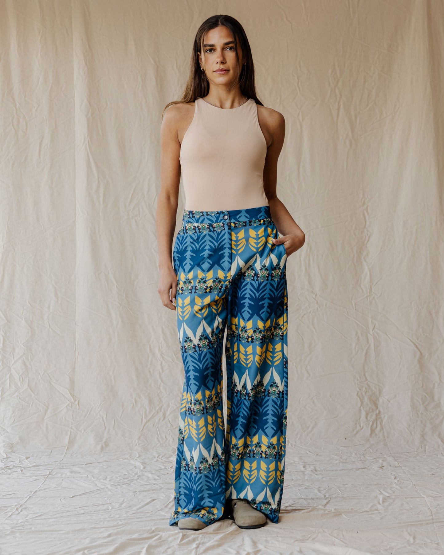 Indian Vibes with Blue Pants