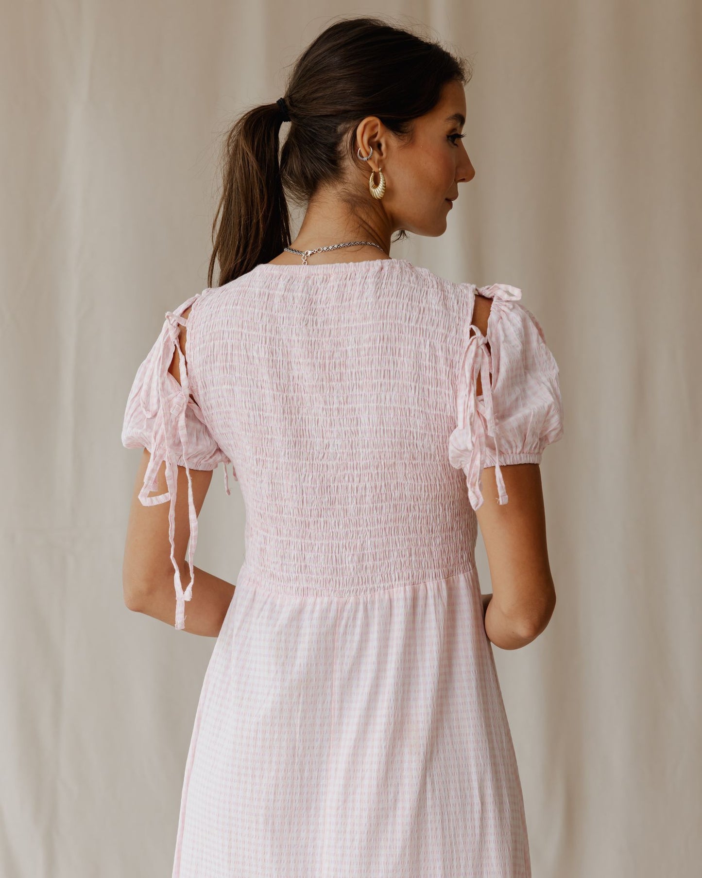 Pastel Picnic Pink Dress