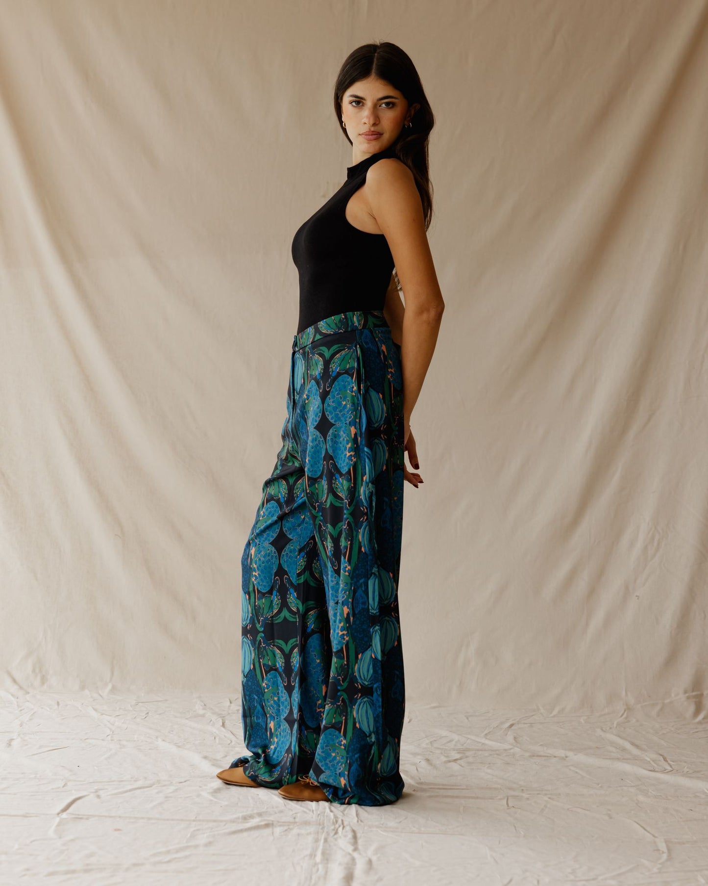 Blue illusion Pants