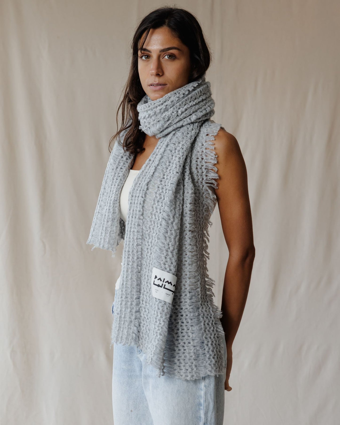 The Baby Blue Crochet Scarf