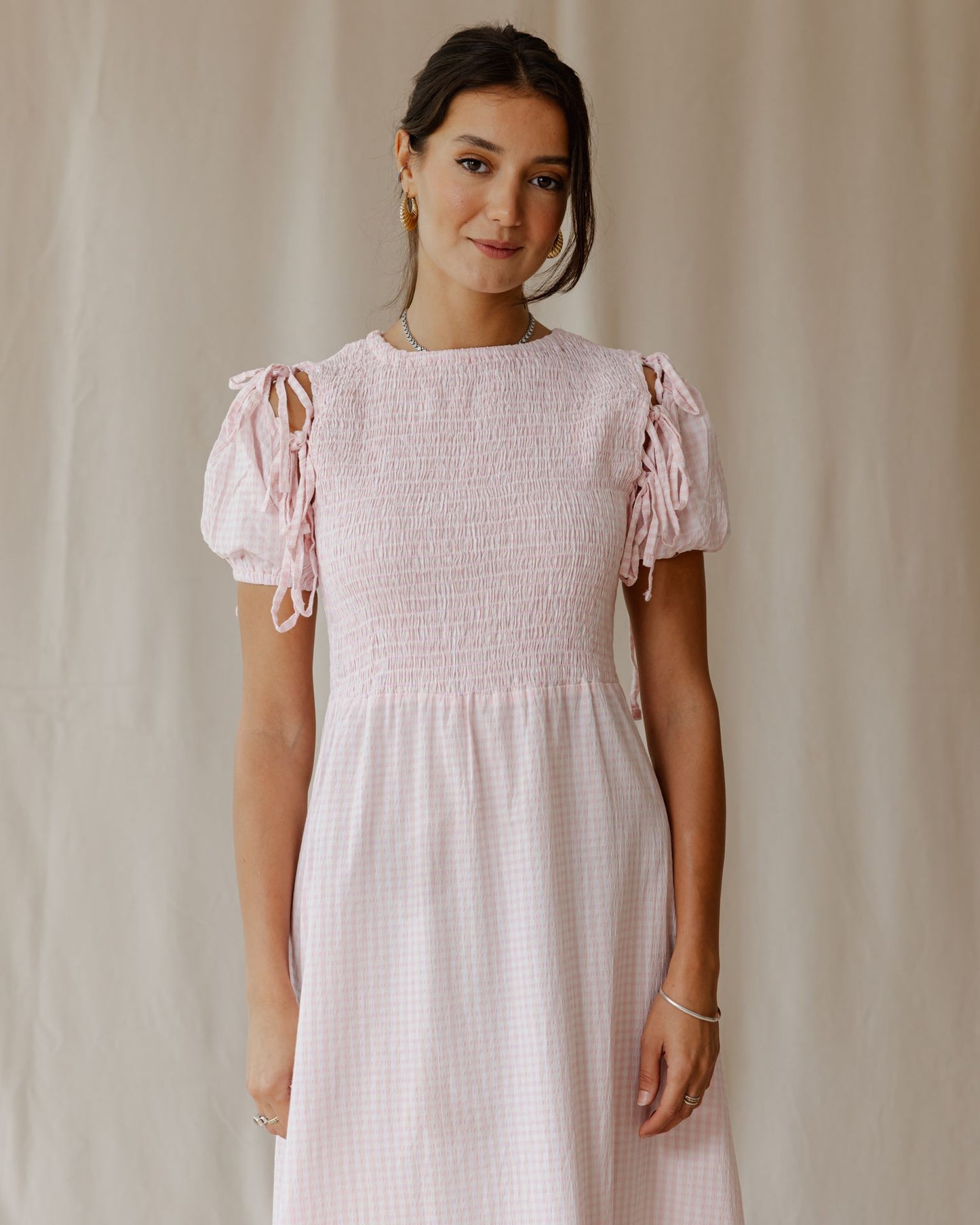 Pastel Picnic Pink Dress