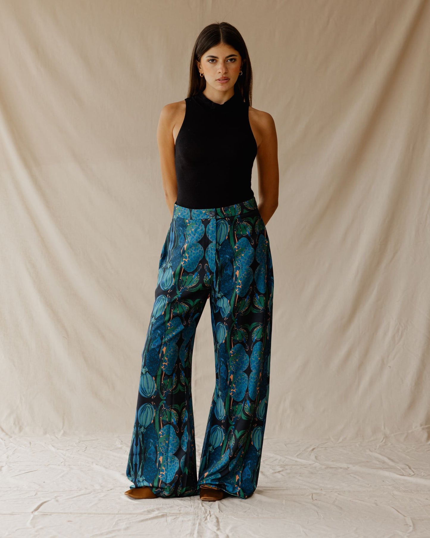 Blue illusion Pants