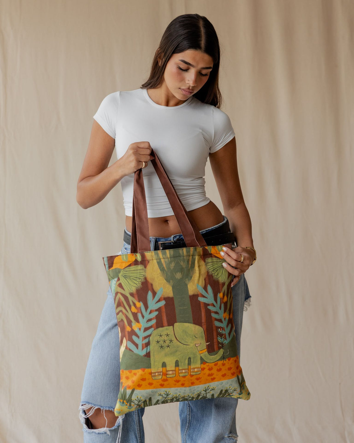 Palma X Ellie Elliephant's Journey Tote Bag
