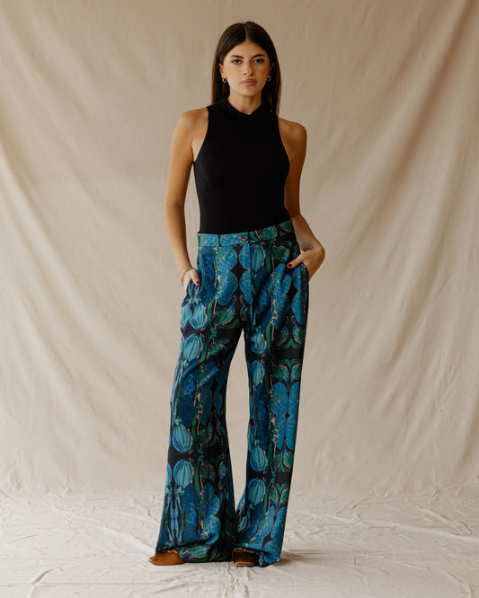 Blue illusion Pants
