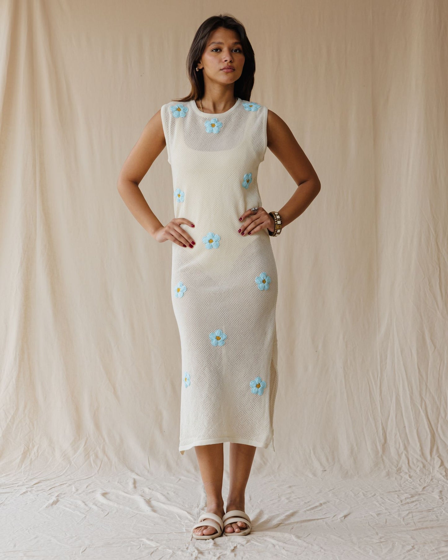 Off-White Daisy Drift Dress