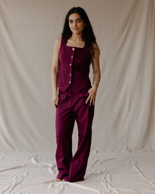Copper Echoes Set Burgundy
