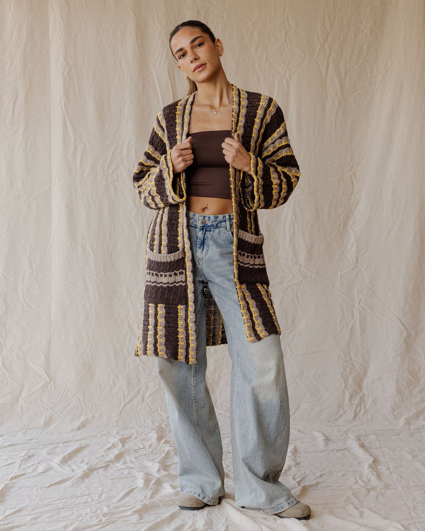Mocha Marigold Cardigan