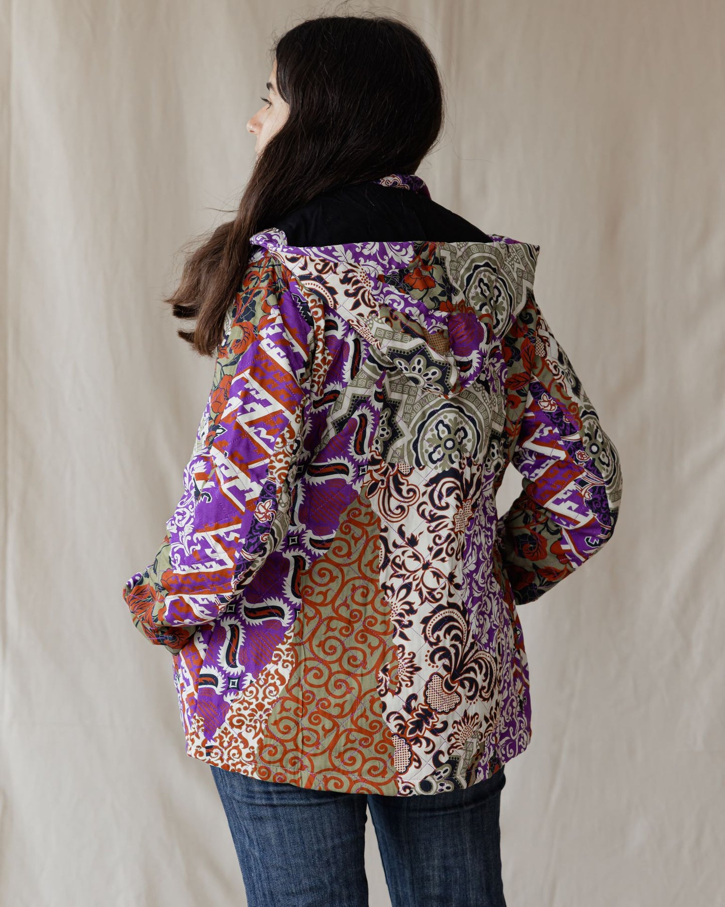 Persian Mirage Jacket In Purple