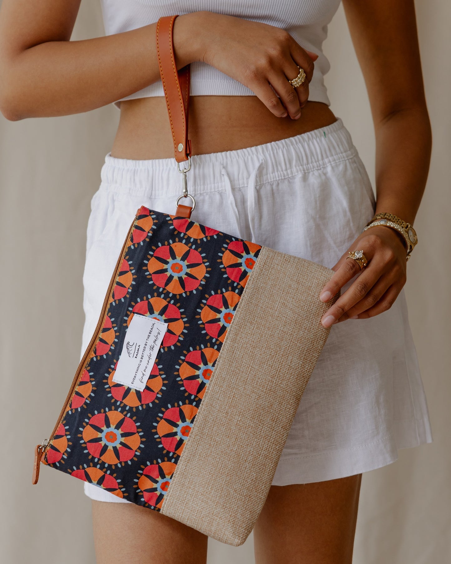 Indigo Loop Beach Pouch