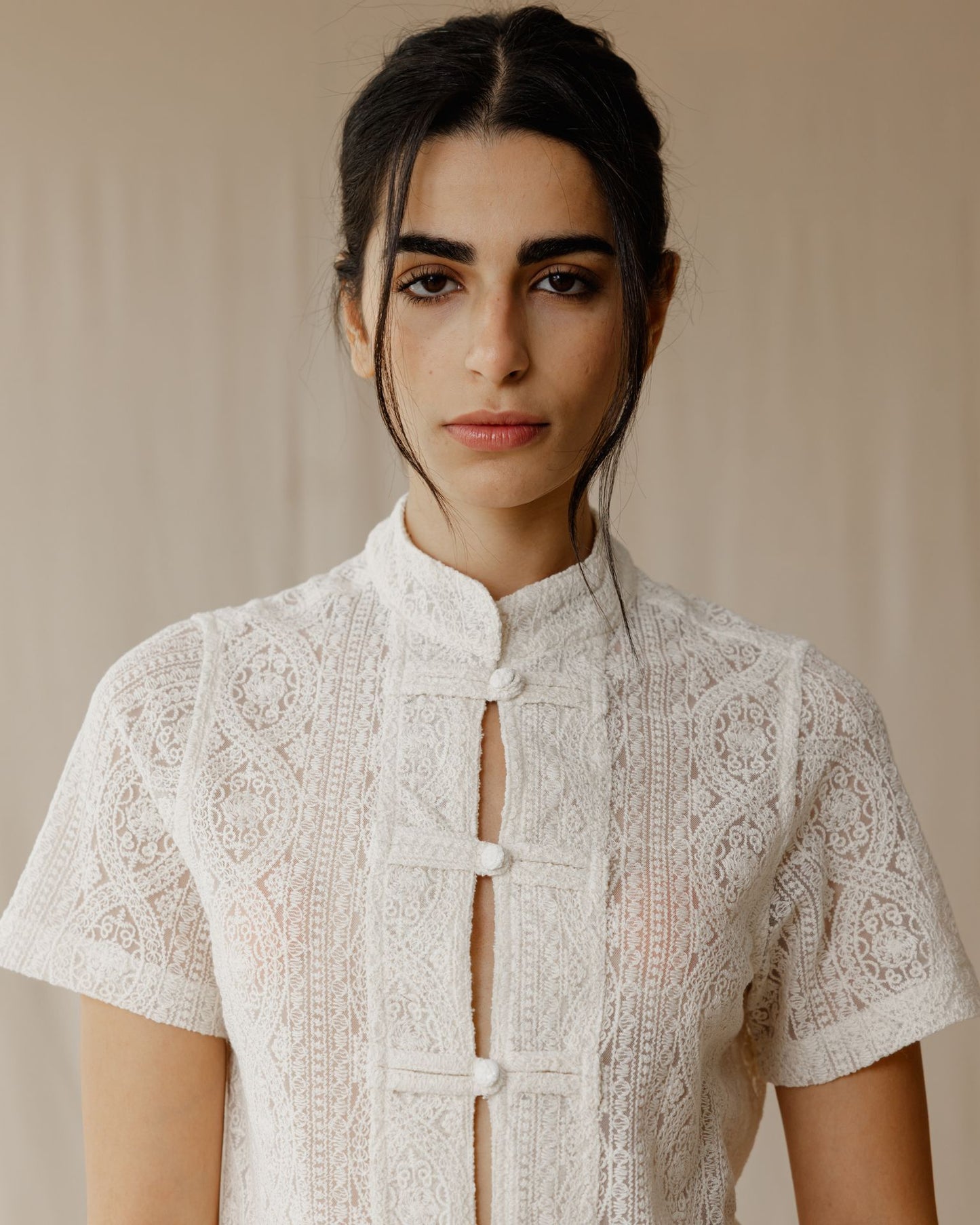 Lace Knot Blouse