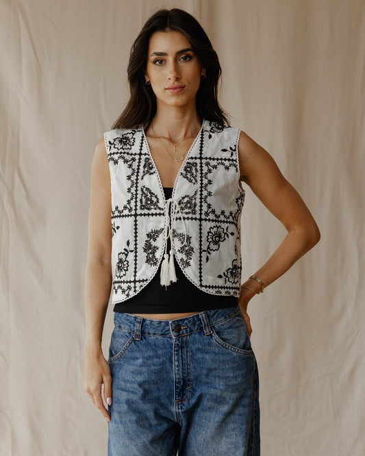 Lyra Floral Vest