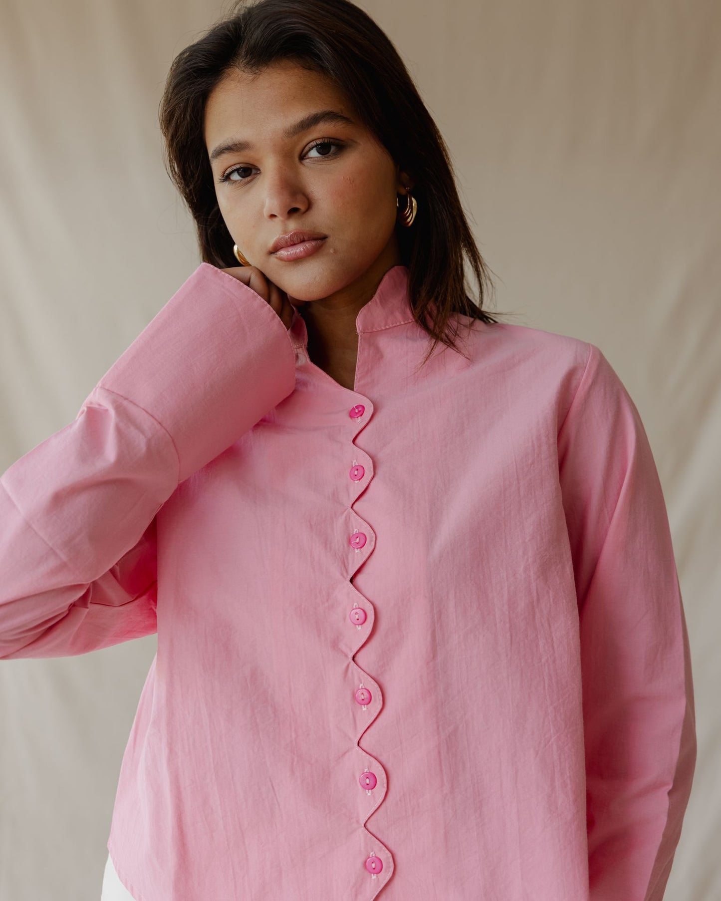 Ripple Muse Shirt Pink