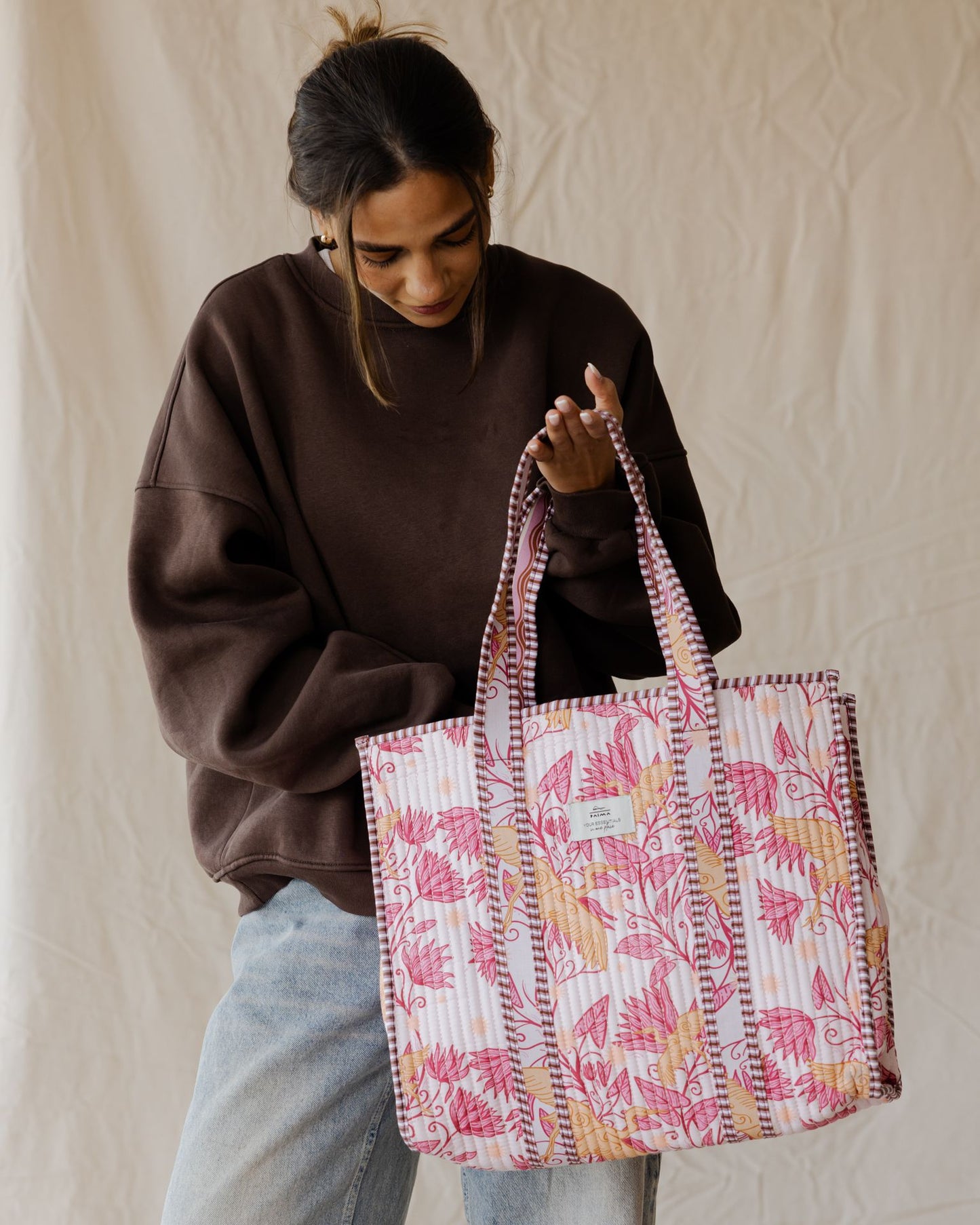 حقيبة تسوق مبطنة بتصميم سماء ليمينال