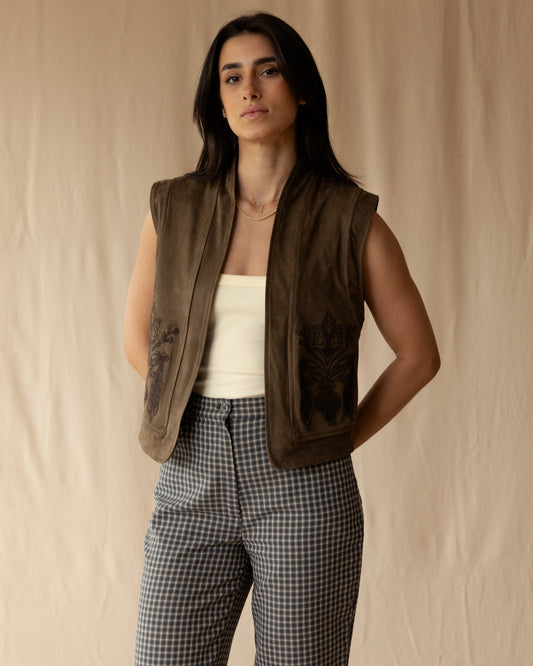 Olive Heirloom Vest