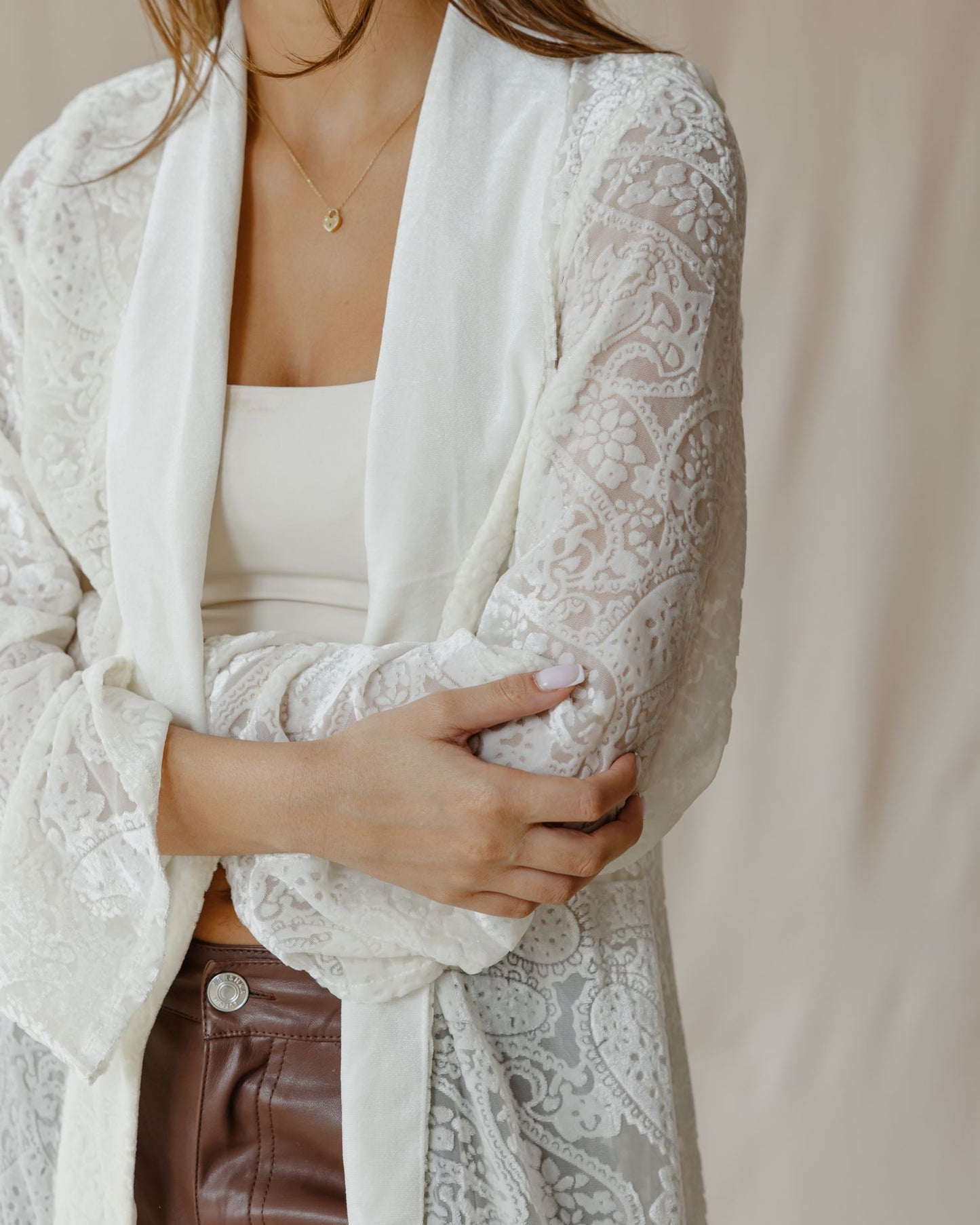 Whisper Dreamcoat White Cardigan