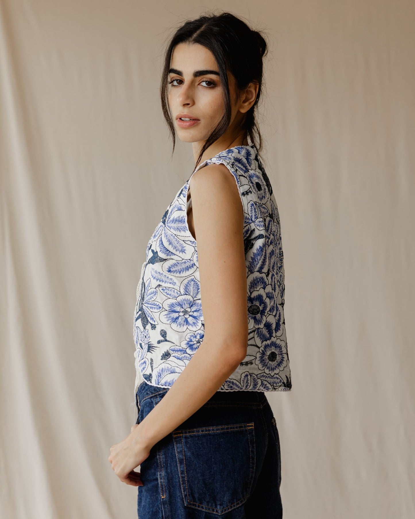 Porcelain Garden Vest