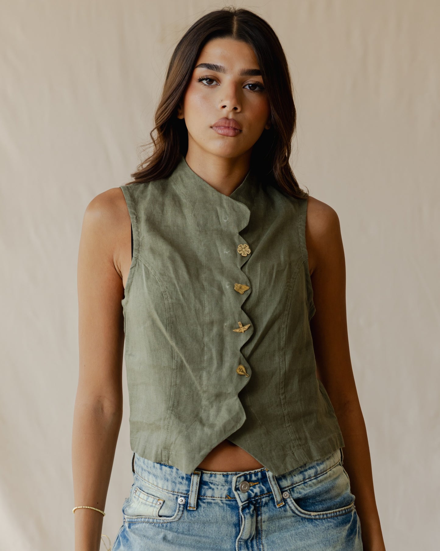 Rooted Olive Vest
