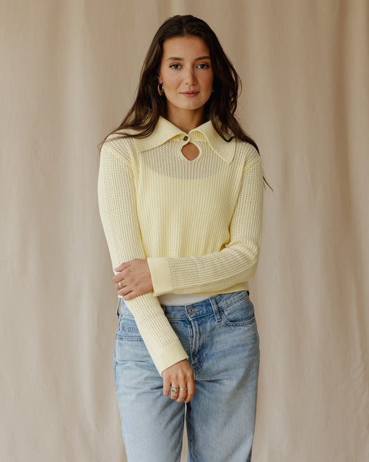 The Summer Sweater In Butter