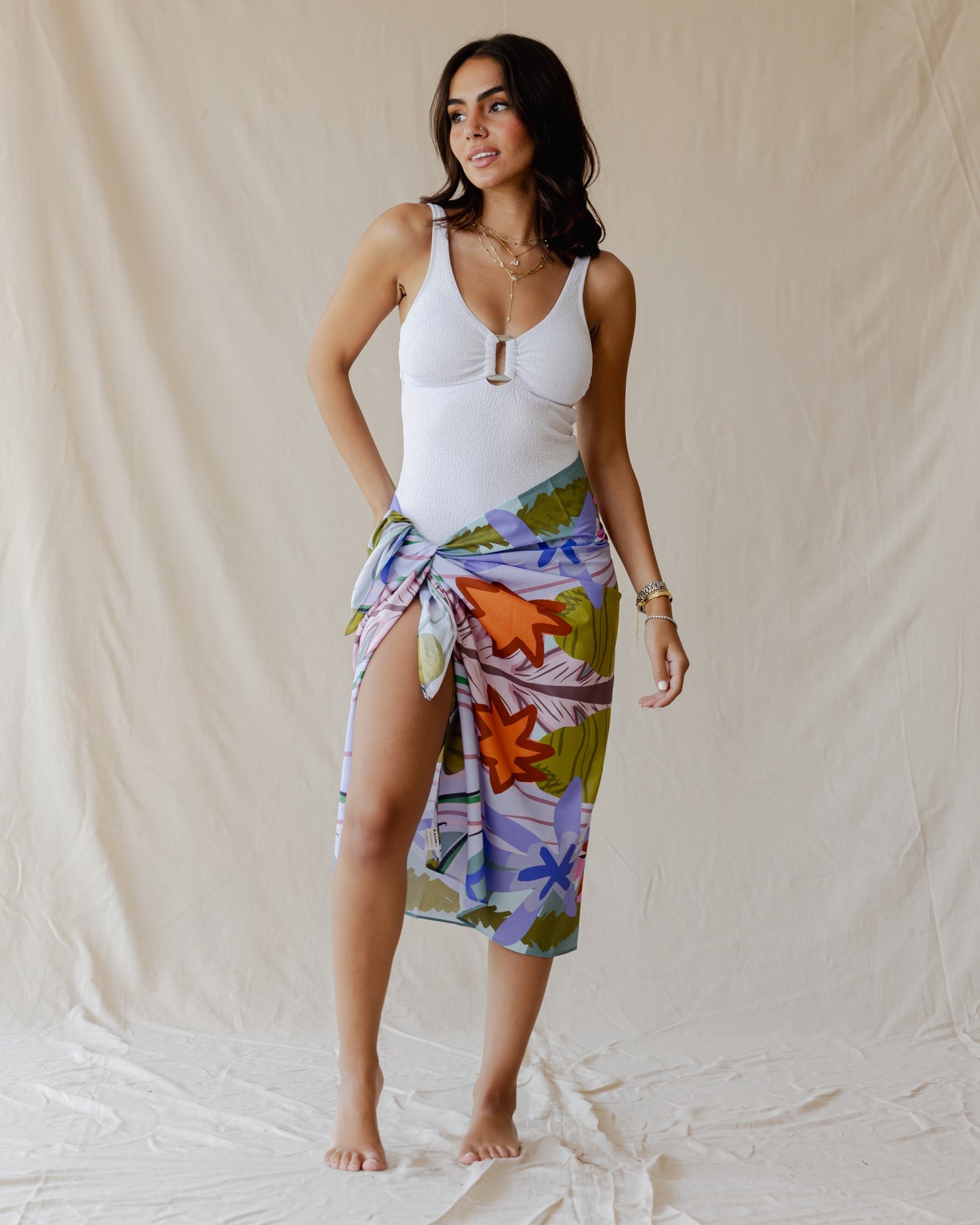 Moonlit Glow Voile Wrap