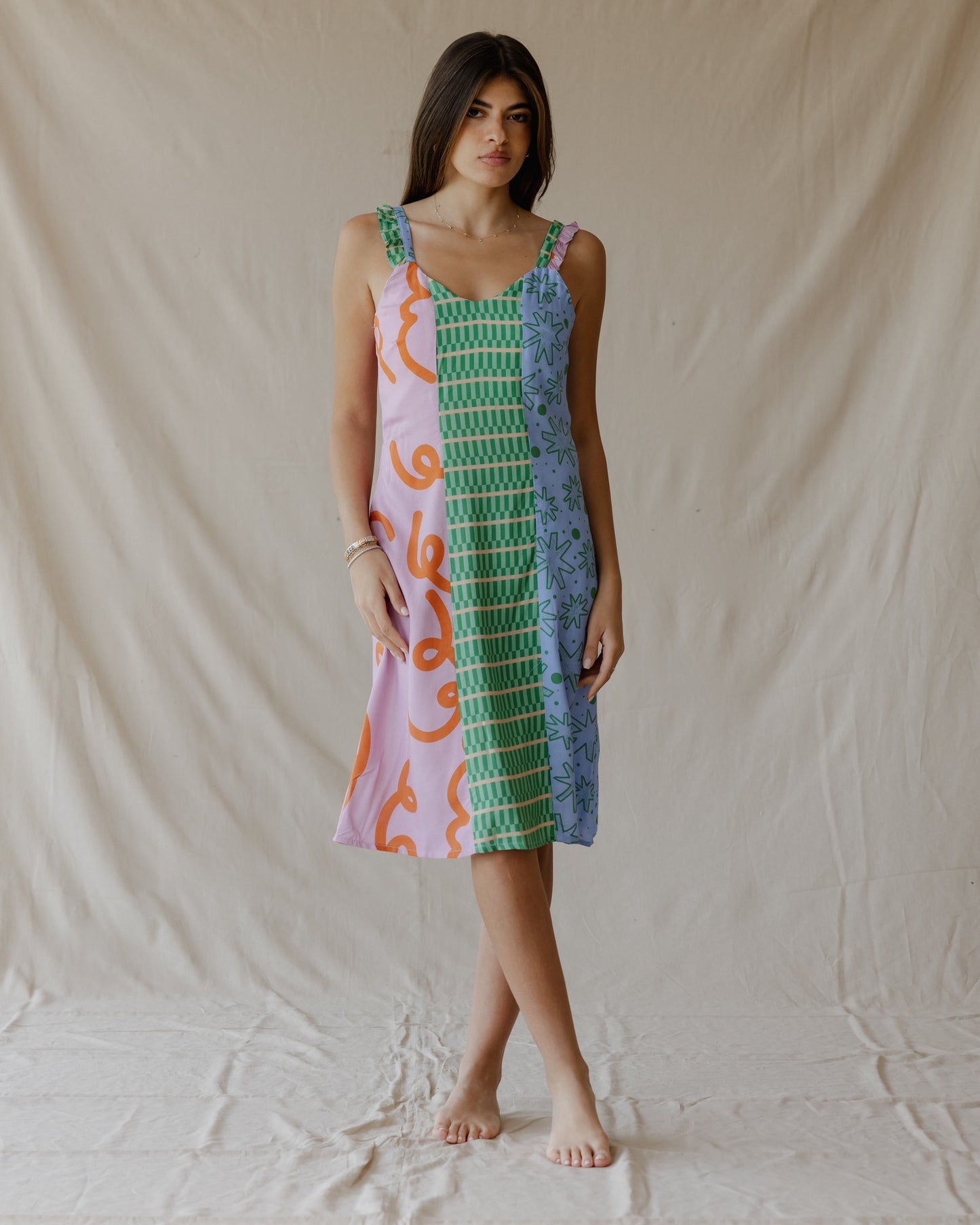 Confetti Patch Party Dress