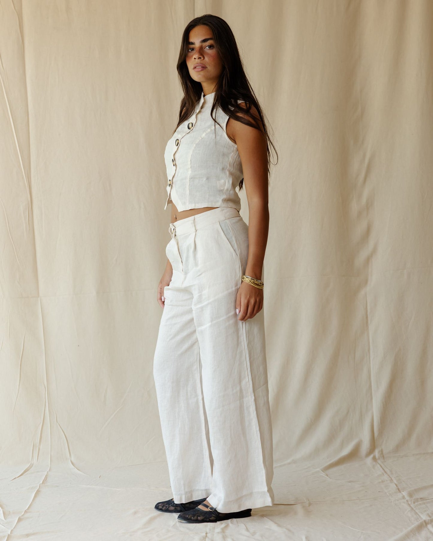 Elna Off-White Pants