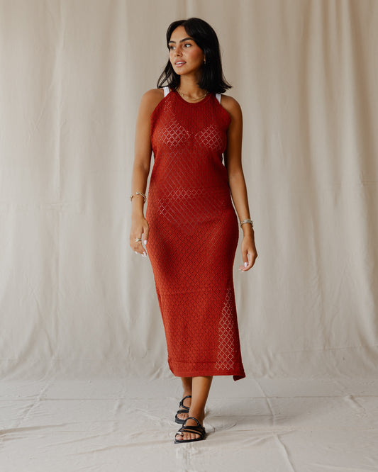 The Cloudnet Dress In Brick