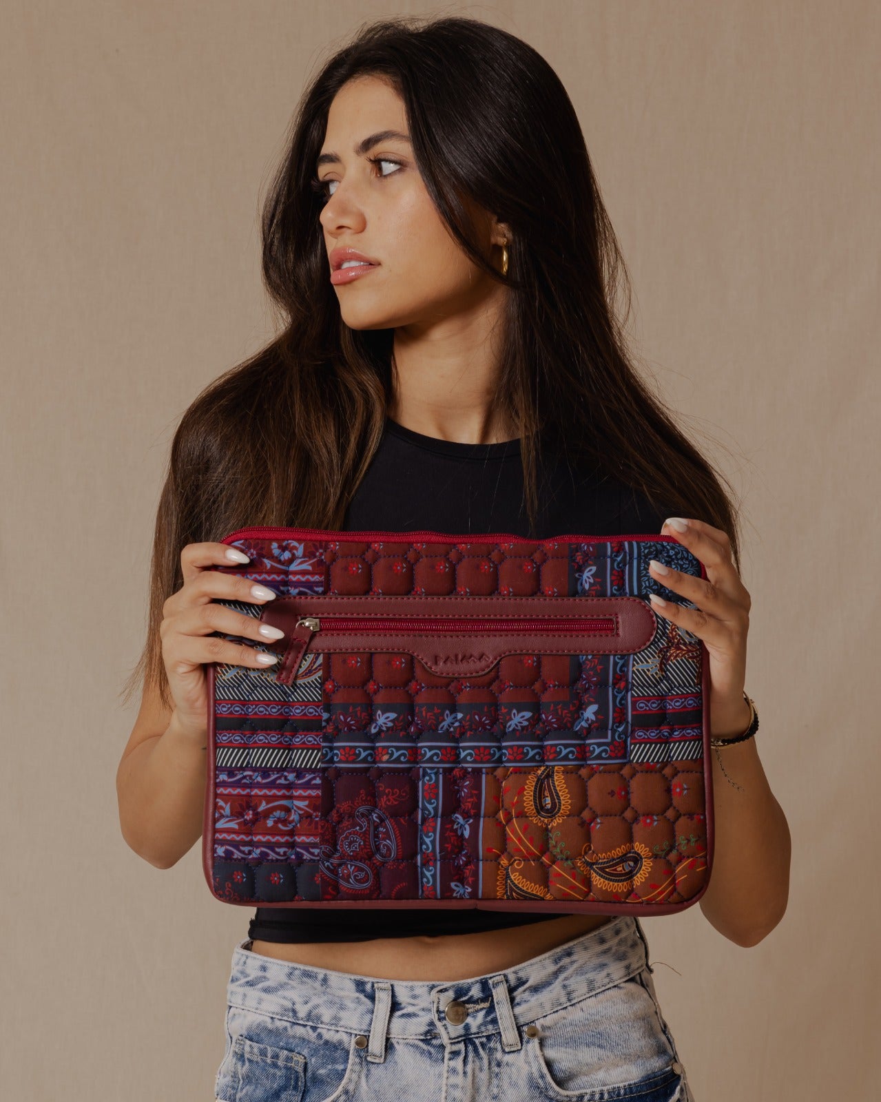 Paisley Patchwork Quilted Sleeve
