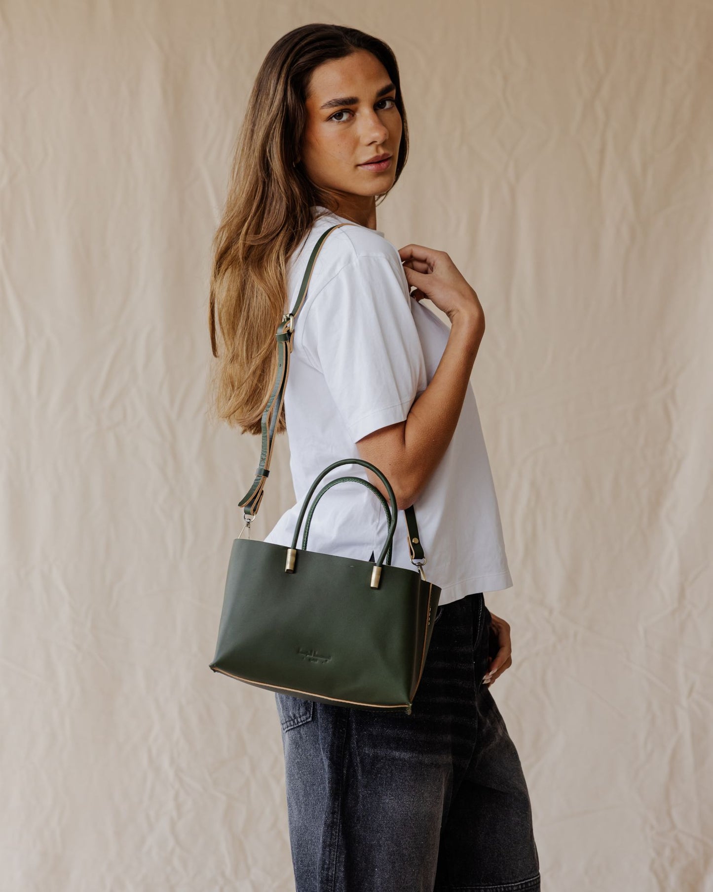 The Luce Genuine Bag In Olive