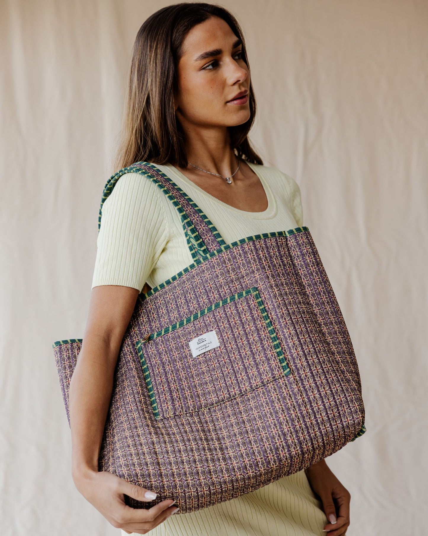 Emerald City Quilted Tote Bag