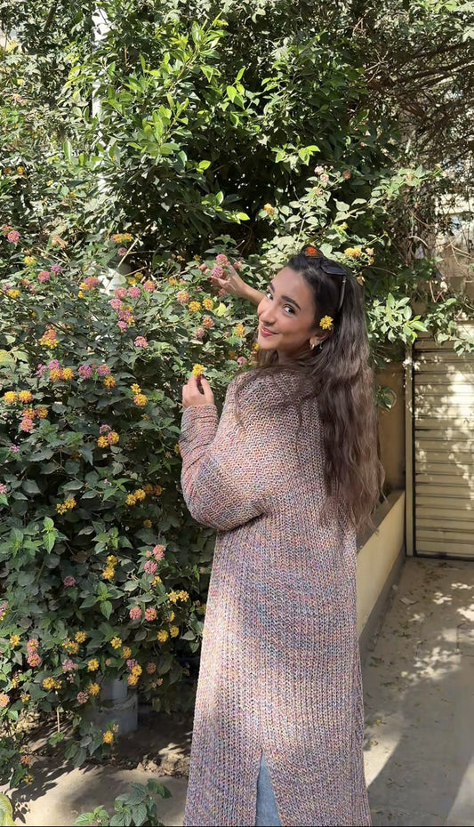 Dusty Rose Drift Cardigan