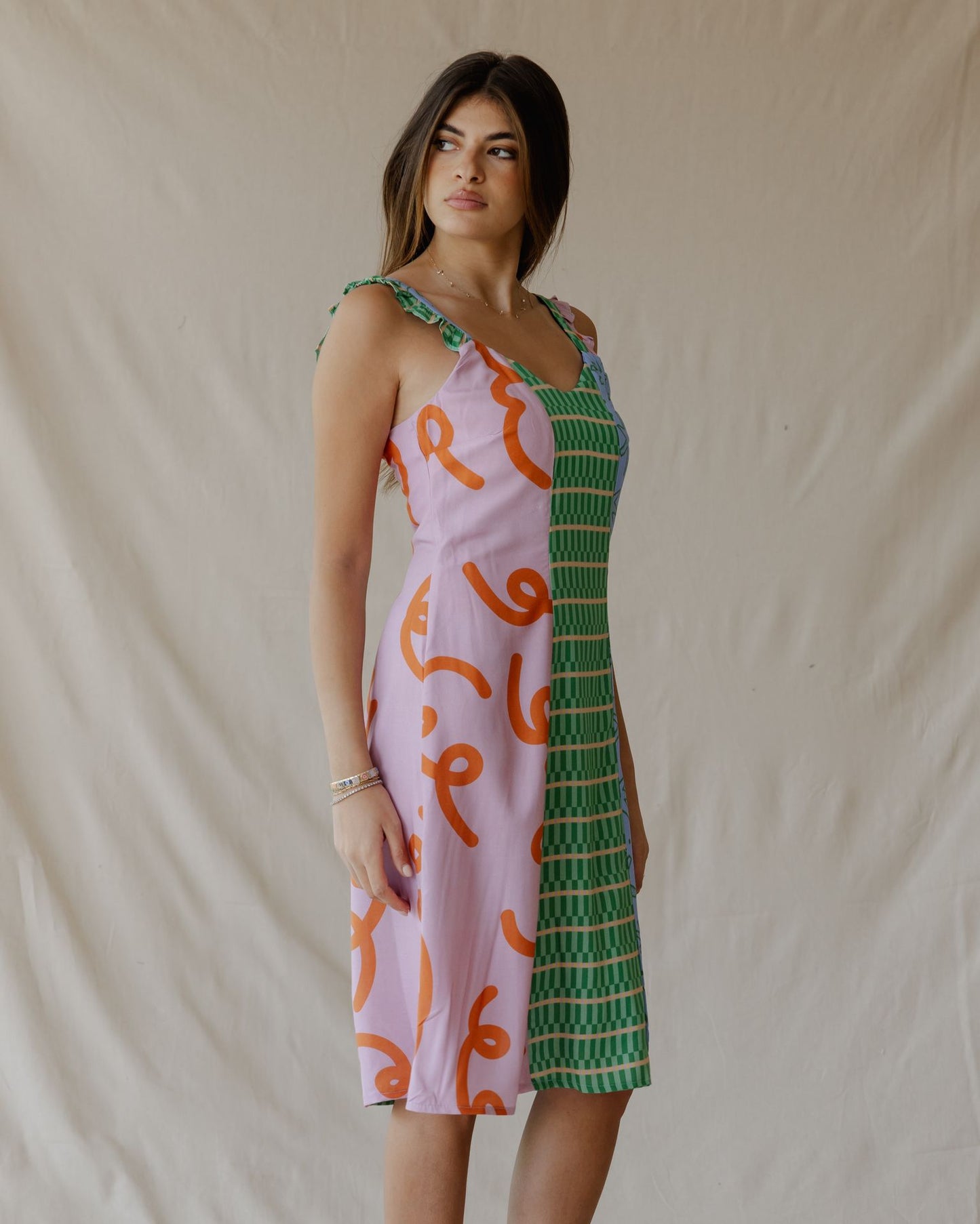 Confetti Patch Party Dress