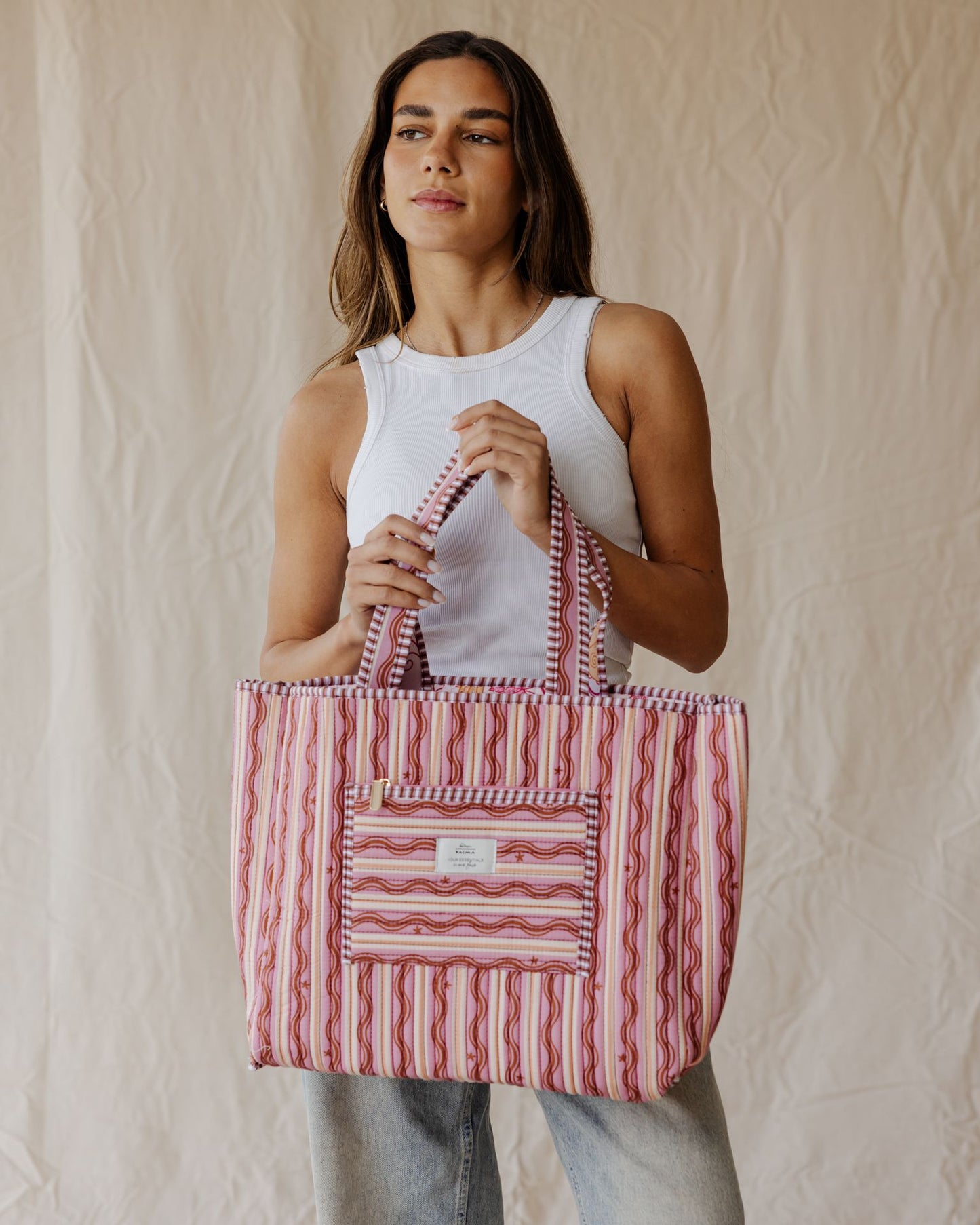 حقيبة تسوق مبطنة بتصميم سماء ليمينال