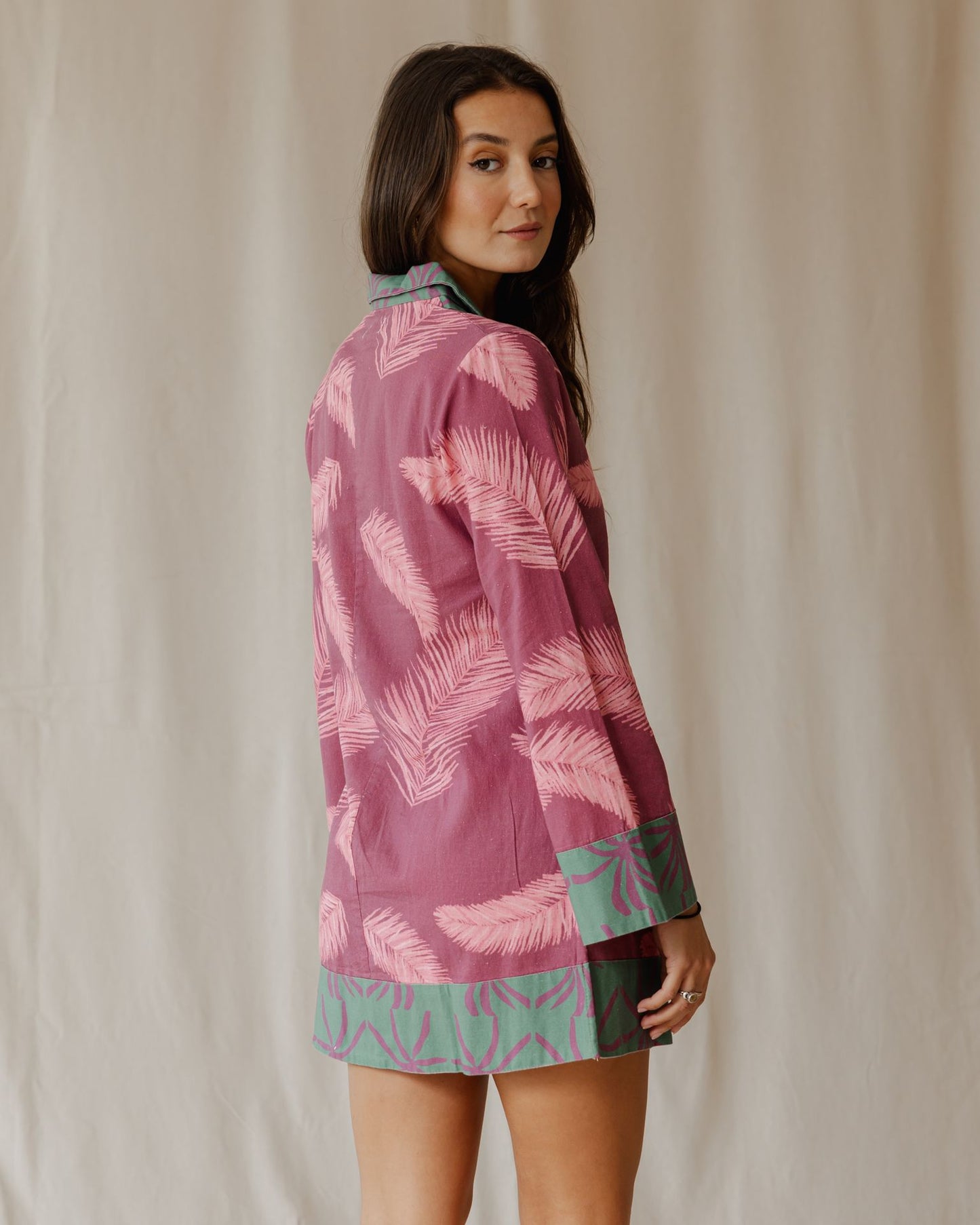 Palmira In Fuchsia Dress