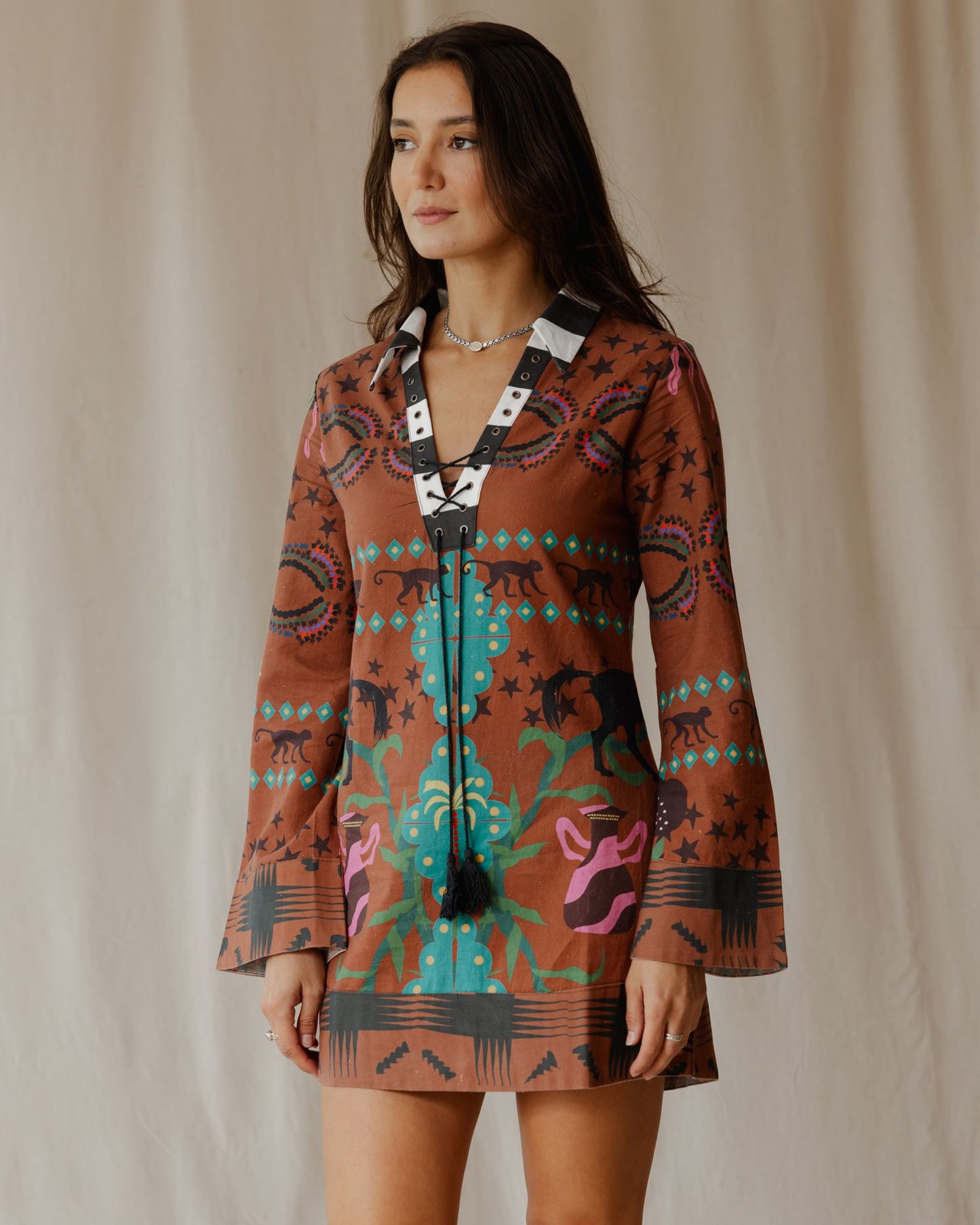 Fantasy Land in Brown Dress