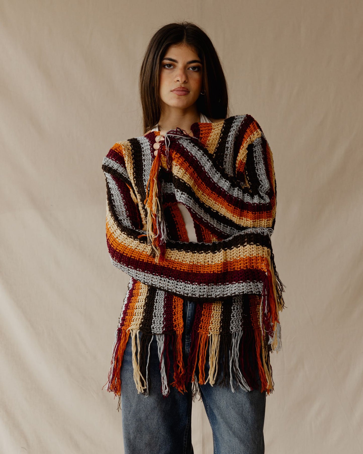 كارديجان خريفي محبوك