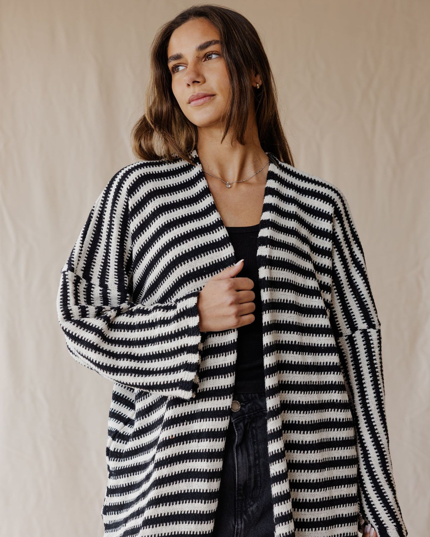 Midnight Ripple Cardigan