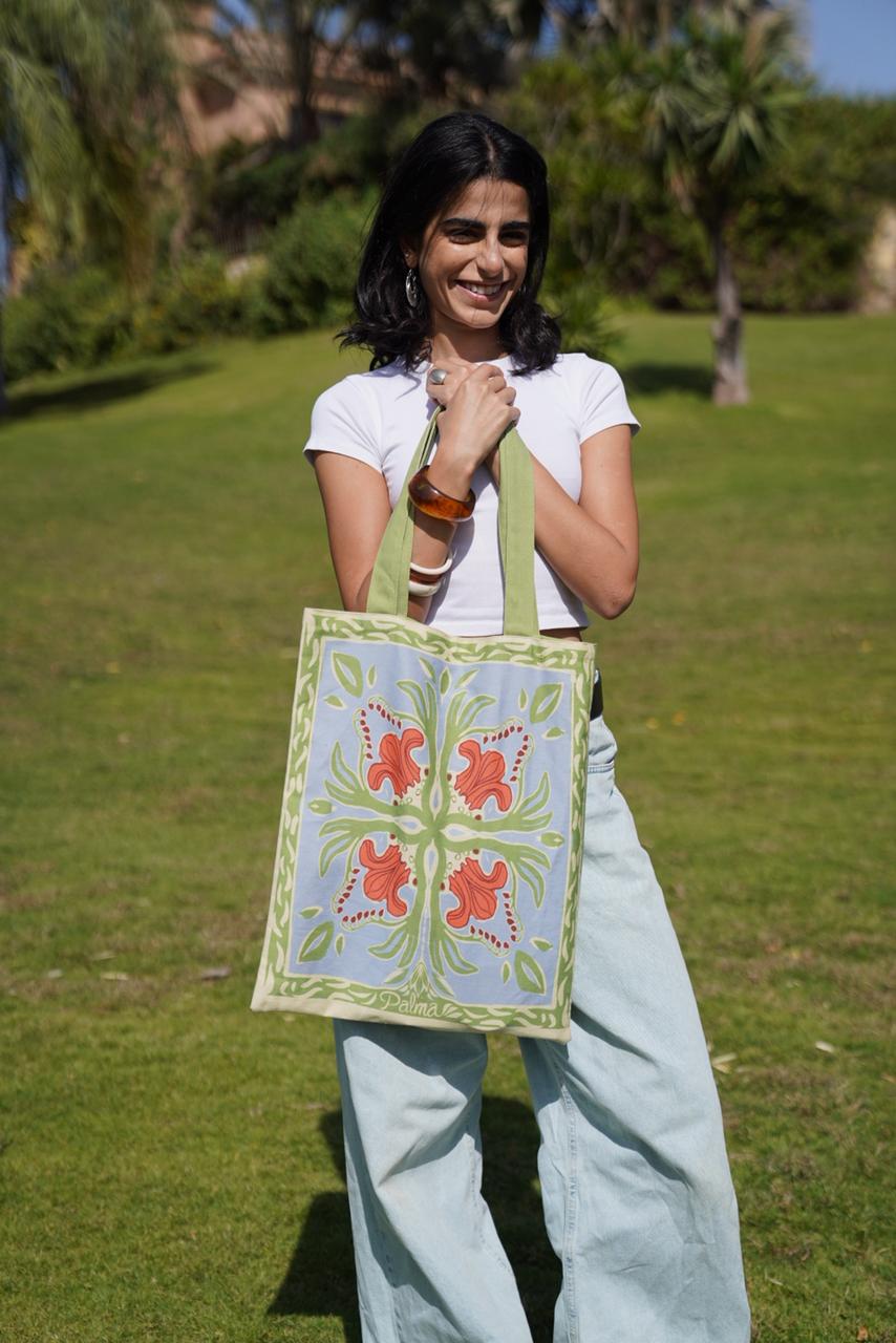 Mediterranean Leaves Tote