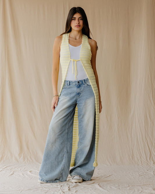 Sunset Trico Butter Cardigan