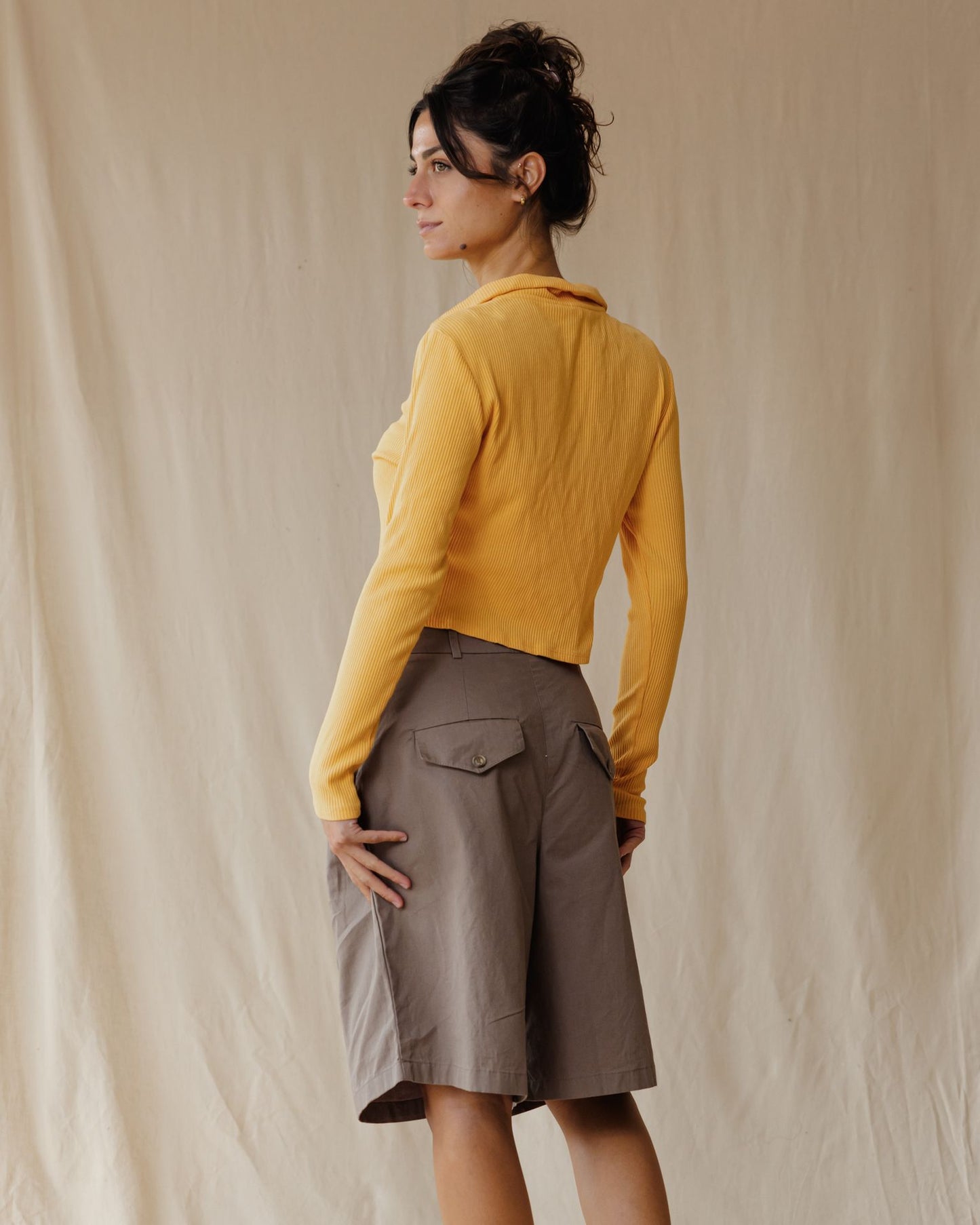 The Pleat Cafe Shorts