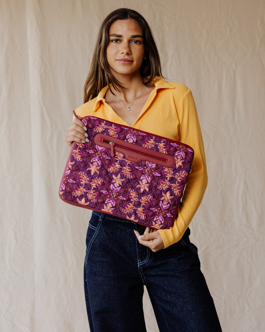 كم مبطن ببذور أرجوانية