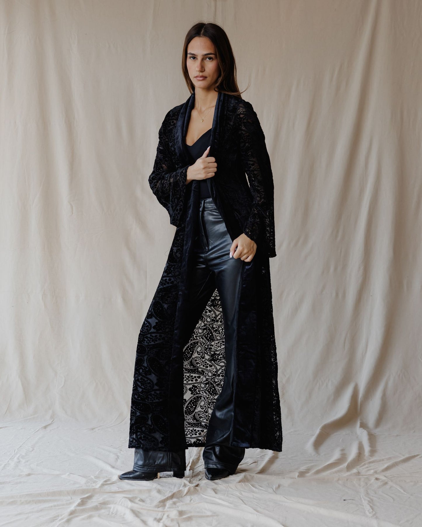 Whisper Dreamcoat Black Cardigan