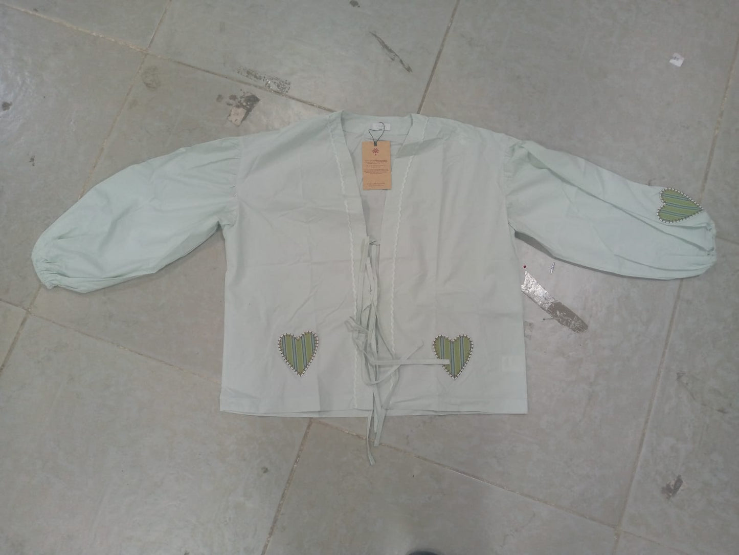 Heartstrings Green Blouse