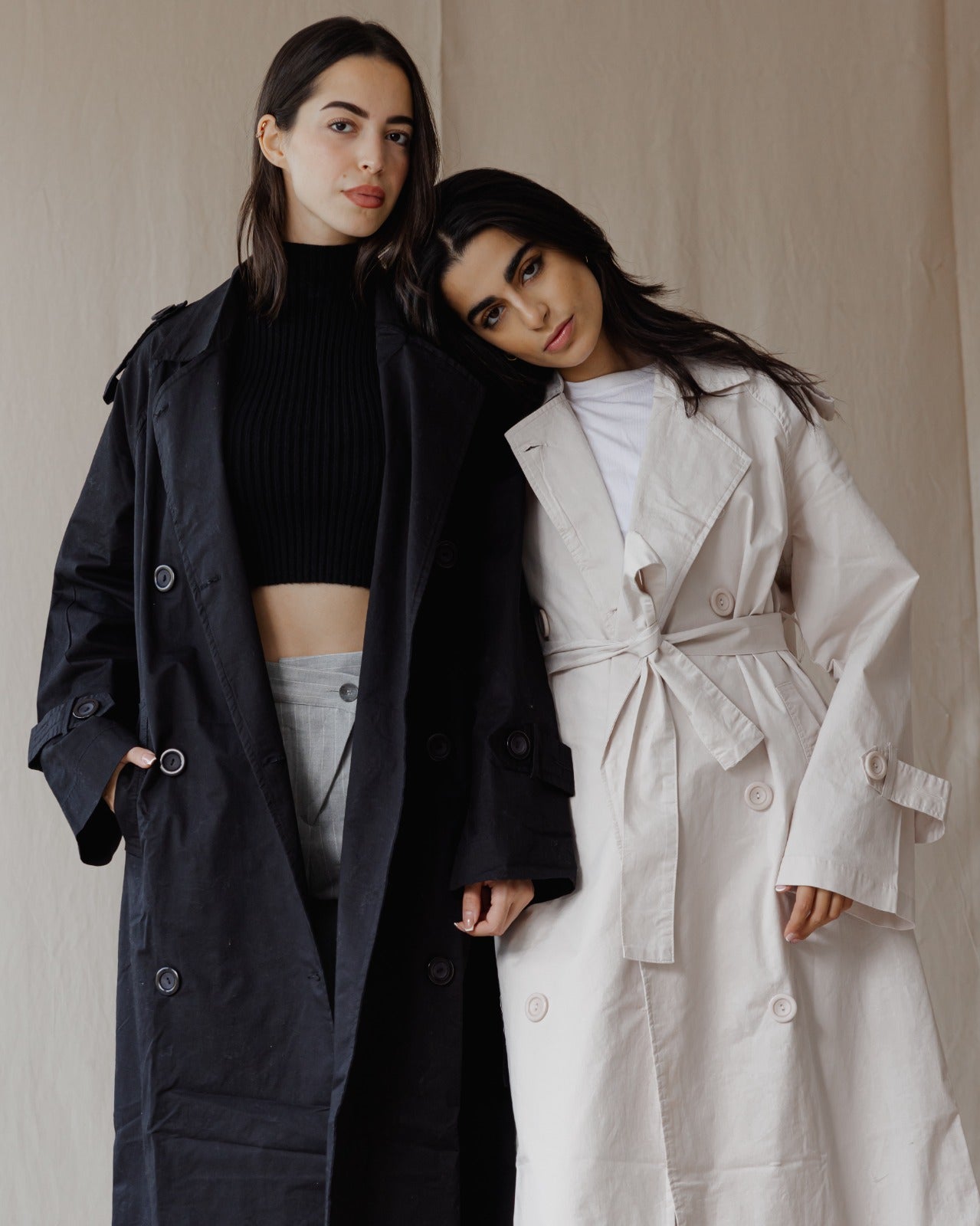 Relax Fit Trench Coat Beige