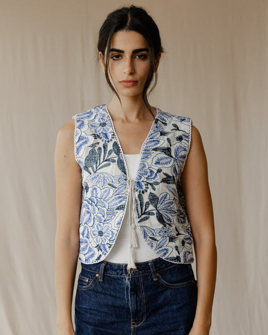 Porcelain Garden Vest