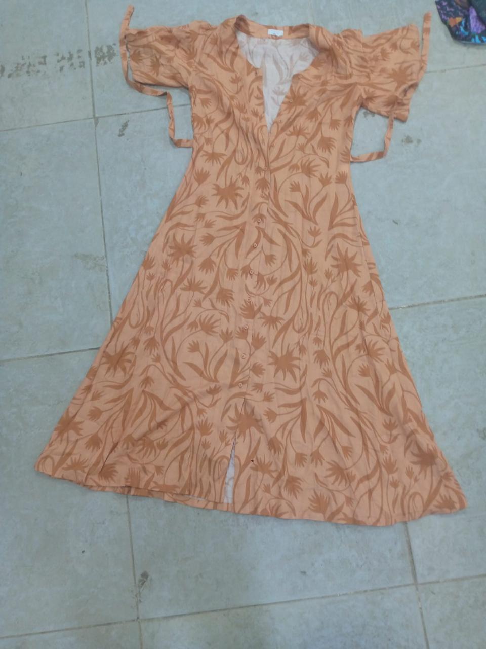 Wilderness Dress In Orange