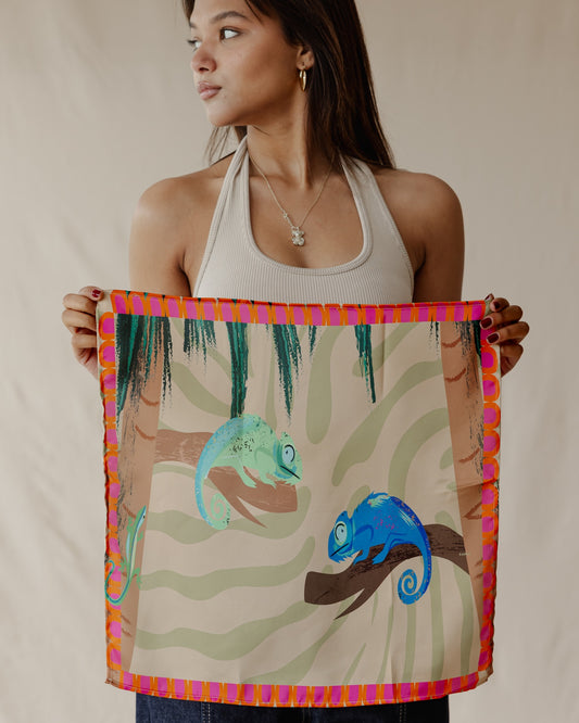 Wild Chameleons Scarf