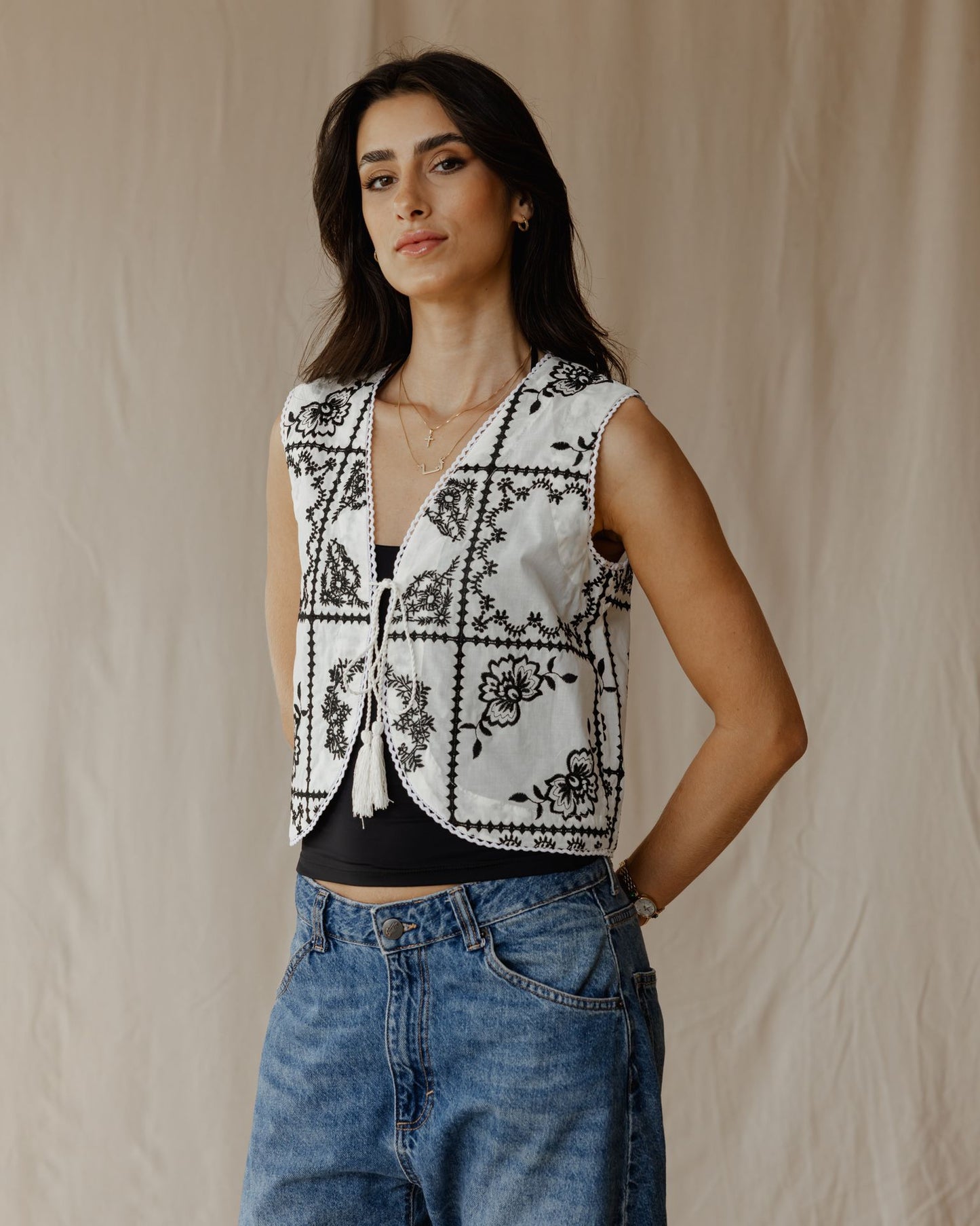 Lyra Floral Vest