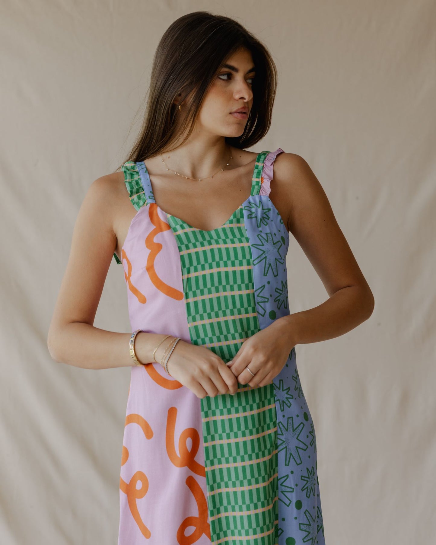Confetti Patch Party Dress